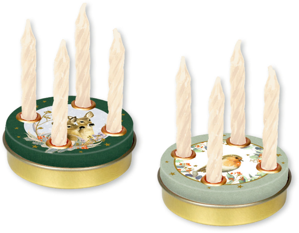 Mini-Adventskranz Zauberhafter Winterwald 22276