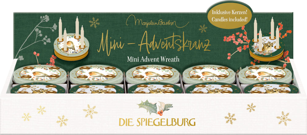 Mini-Adventskranz Zauberhafter Winterwald 22276