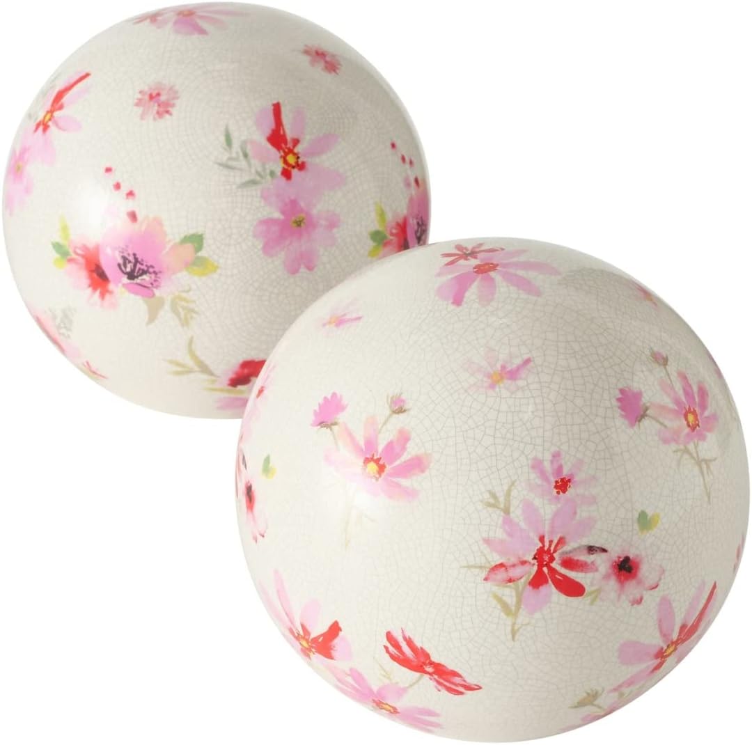 BOLTZE 2017557 Deko Kugel Rosella 20 cm Sortiert 1 Stück Gartenkugel