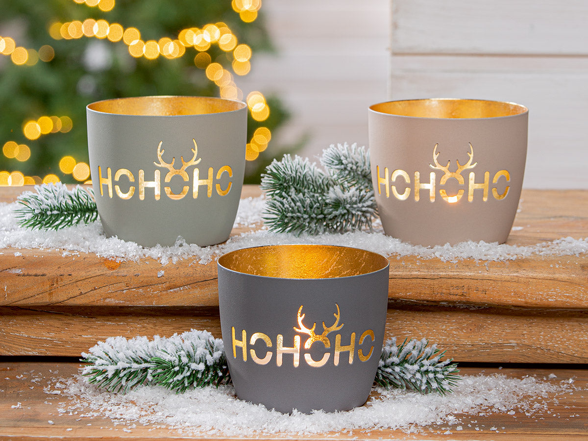 Metallwindlicht HoHoHo Gilde