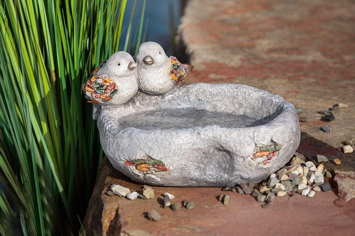Vogeltränke Vogelmotiv Stone Gilde
