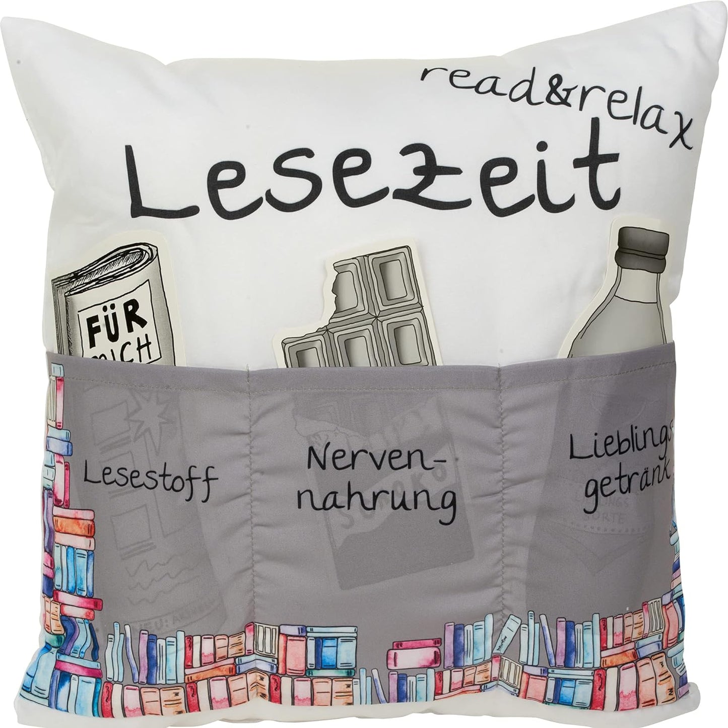 Sofahelden Lesekissen 8844 Breite: 43 cm Höhe: 15 cm Länge: 43 cm