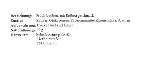 Einparkpillen - Bonbons - Geschenkidee zum Führerschein Liebeskummerpillen