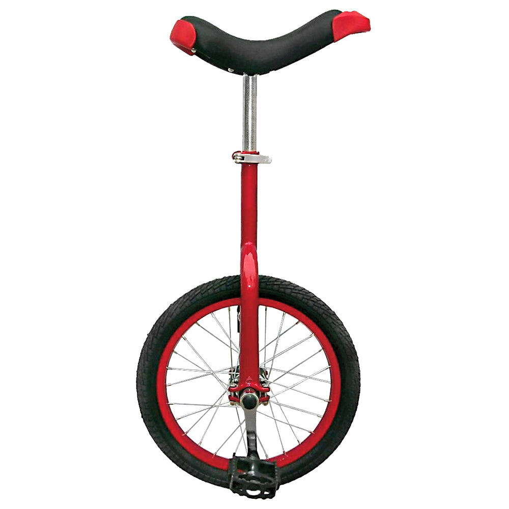 Einrad FUN, höhenverstellbar 16" Zoll in rot oder silber