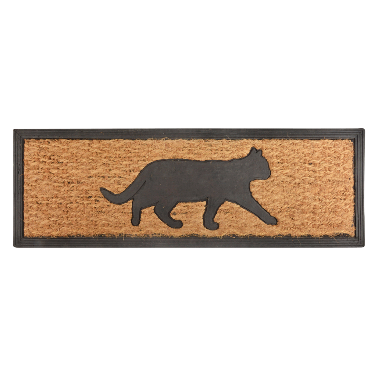 Esschert Design KATZE Stufen Fußmatte Türmatte Fussabtreter Kokos Gummi