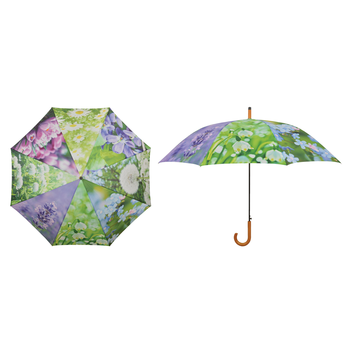 Esschert Design Regenschirm Blumen