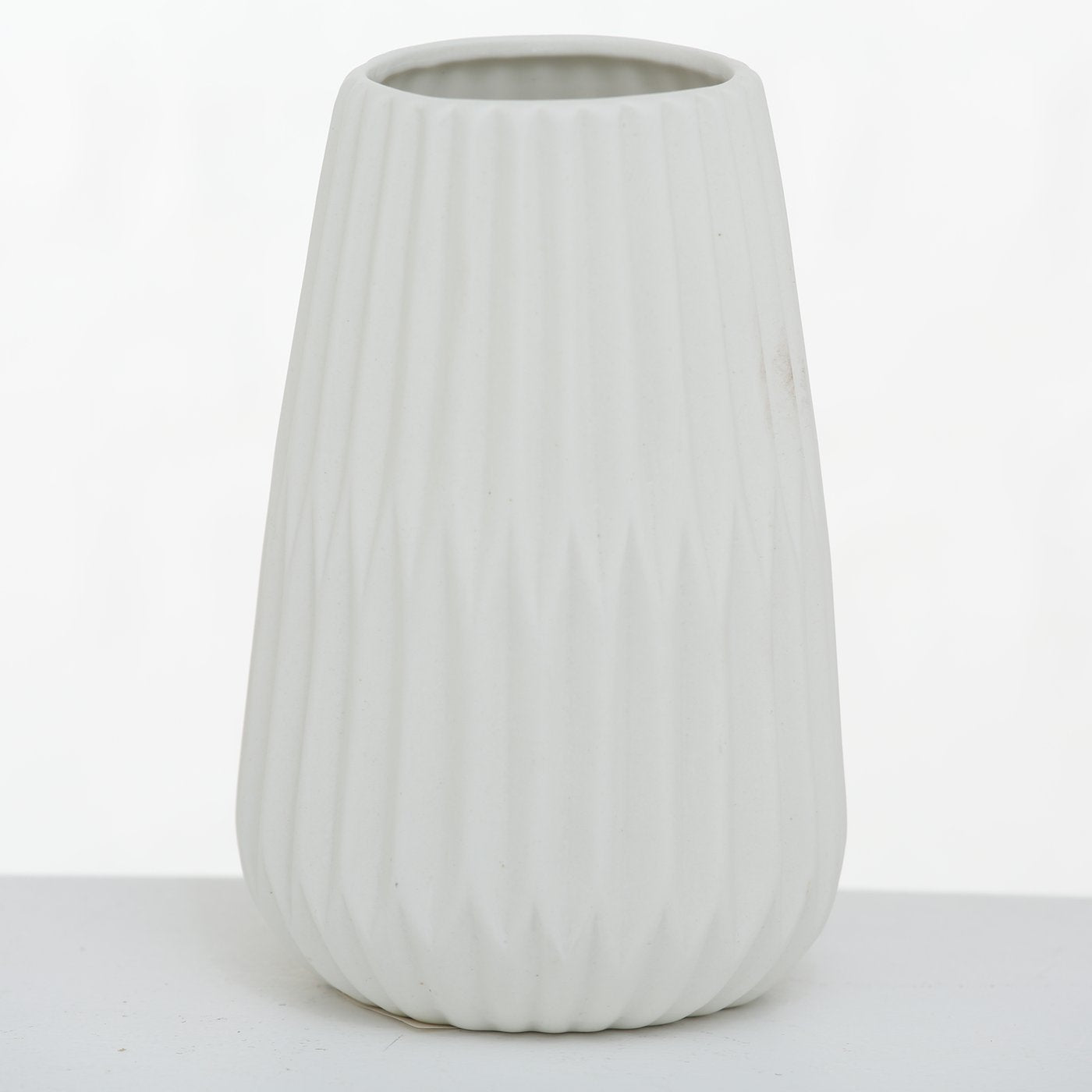 Boltze Vase Esko 2er Set weiß ca. 17cm