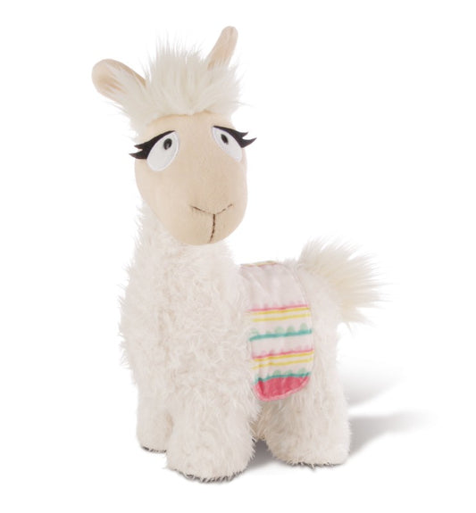 Kuscheltier Lama Lady mit Satteldecke 32cm