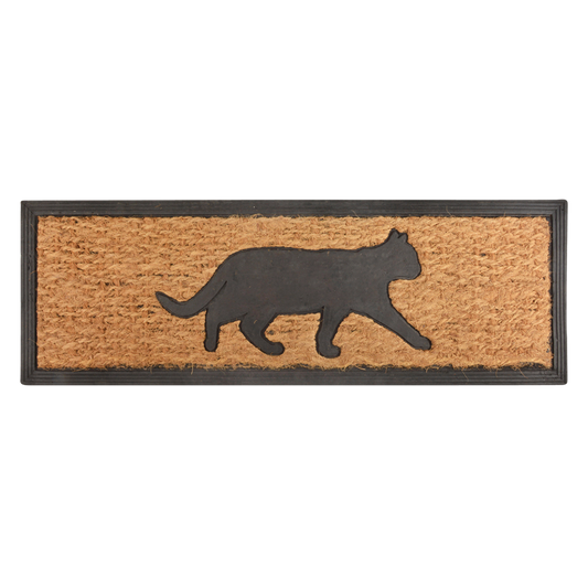 Esschert Design KATZE Stufen Fußmatte Türmatte Fussabtreter Kokos Gummi